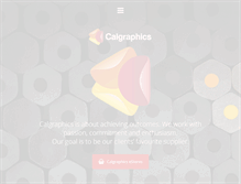 Tablet Screenshot of calgraphics.com.au